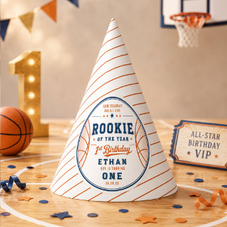 Chapeaux De Fêtes Recrue de l'année Billet de basketball 1er Anniver