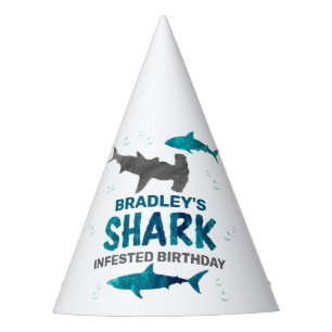 Chapeaux De Fêtes Requin infesté n'importe quel âge Anniversaire