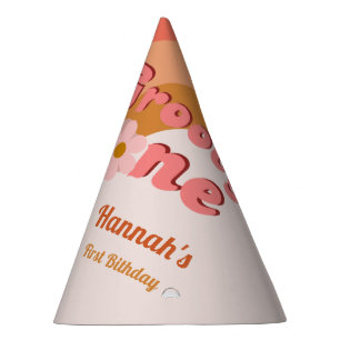 Chapeaux De Fêtes Retro Super une marguerite Première partie d'anniv