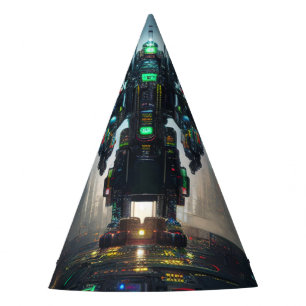 Chapeaux De Fêtes Robot 4 casquettes