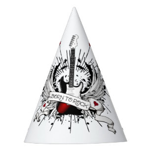 Chapeaux De Fêtes Rock & Roll Guitare Heavy Metal Band Musicien
