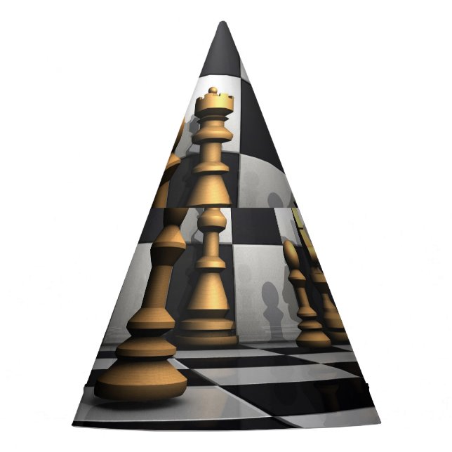 Chapeaux De Fêtes Roi de jeu d'échecs (Devant)