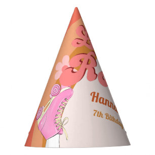 Chapeaux De Fêtes Roll Retro Super Roller Skate Anniversaire Partie