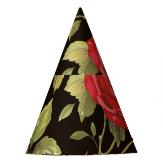 Chapeaux De Fêtes Roses roses roses : motif floral élégant.