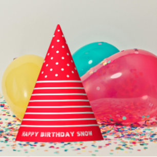 Chapeaux De Fêtes Rouge, Chiens blancs, Casquette de la fête des tri