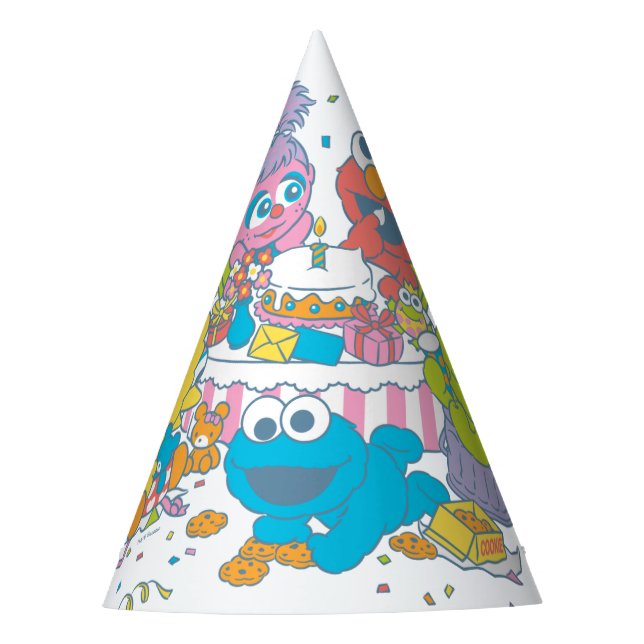 Chapeaux De Fêtes Rue Sésame | Sweet Baby Birthday (Devant)