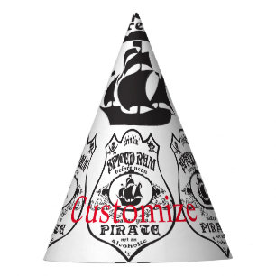 Chapeaux De Fêtes Rum épicé Pirate Boisson Thunder_Cove