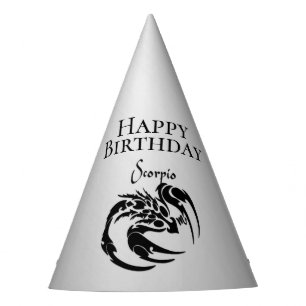 Chapeaux De Fêtes Scorpio Zodiac fête d'anniversaire