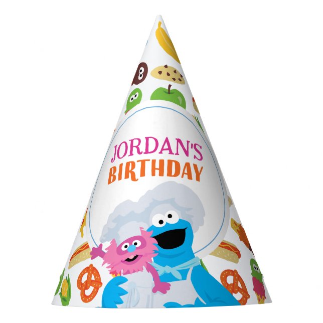 Chapeaux De Fêtes Sesame Street Cookie Monster Foodie Camion (Devant)