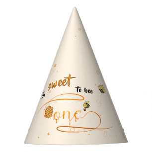 Chapeaux De Fêtes Si doux d'être un joli abeille pour un 1er anniver
