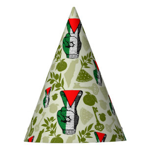 Chapeaux De Fêtes Signe de victoire à la main Résistance Symbole du