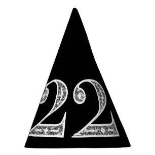 Chapeaux De Fêtes Silver Glamour 2022 Nouvel An Casquette de la Soir