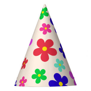 Chapeaux De Fêtes Simple moderne Fleurs marguerites colorées partie