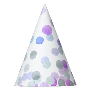 Chapeaux De Fêtes Simple Whimsy Girl Pastel Pois Aquarelle