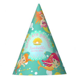Chapeaux De Fêtes Sirènes sarcelle