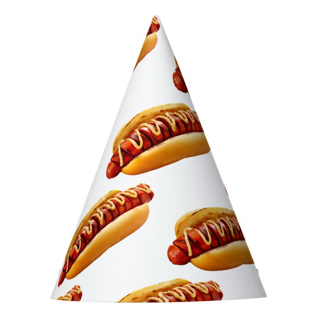Chapeaux De Fêtes SlipperyJoe's Hotdog viande hachée grill (Devant)