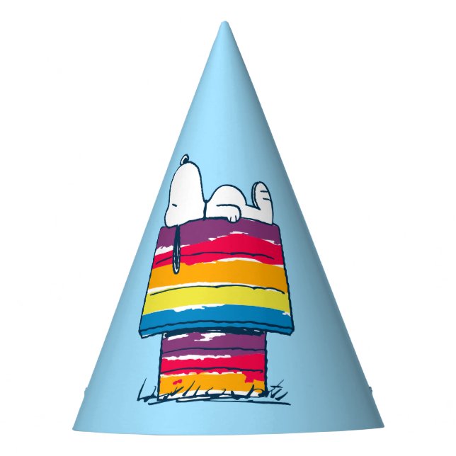 Chapeaux De Fêtes Snoopy | Rainbow Dog House (Devant)