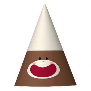 Chapeaux De Fêtes Sock Monkey Smile (Garçon)