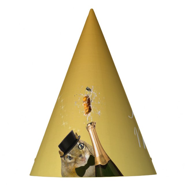 Chapeaux De Fêtes Soirée du Nouvel An Cute Chipmunk (Devant)