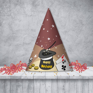 Chapeaux De Fêtes Spectacle magique Anniversaire Fête Red Kids