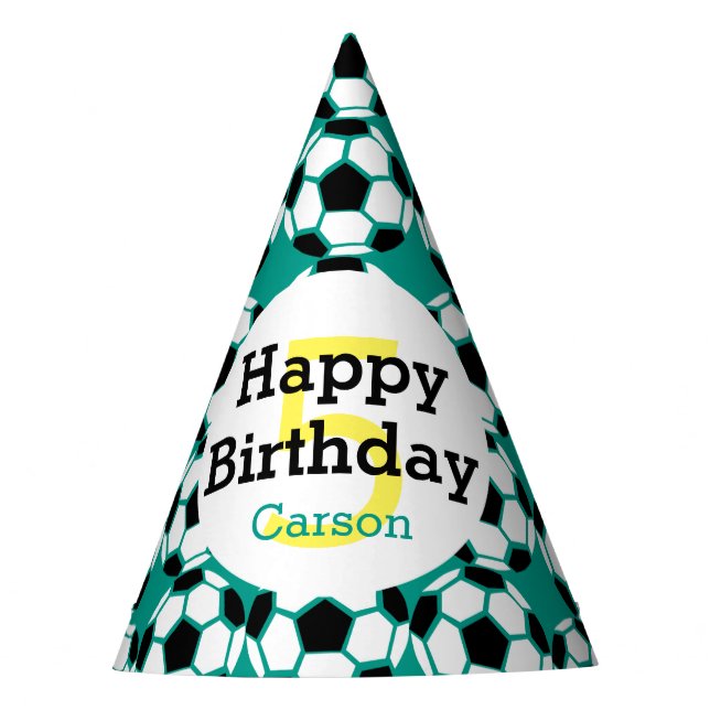 Chapeaux De Fêtes Sport d'anniversaire personnalisé pour les enfants (Devant)