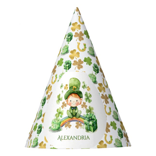 Chapeaux De Fêtes St patrick Lucky One Premier Anniversaire (Devant)