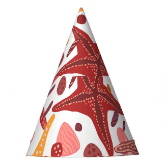 Chapeaux De Fêtes Starfish Shells : Motif scandinave