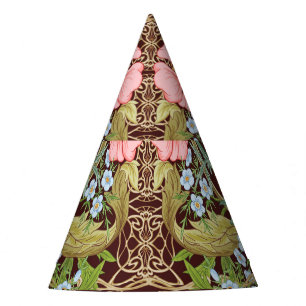 Chapeaux De Fêtes Style Art Nouveau Floral : Motif Vintage coloré