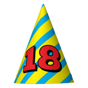 Chapeaux De Fêtes Super fête d'anniversaire surprise 18 ans
