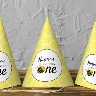 Chapeaux De Fêtes Sweet Little Honey Bee 1er anniversaire
