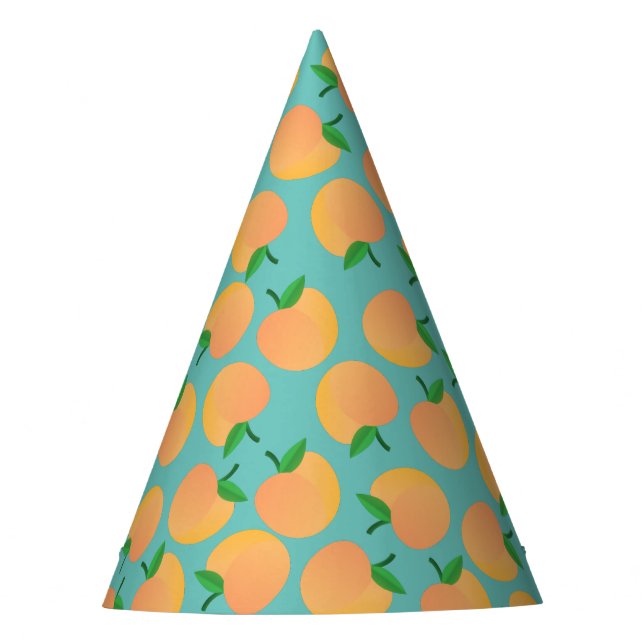 Chapeaux De Fêtes Sweet Peach Cute Fruit 1er Anniversaire Thème (Devant)