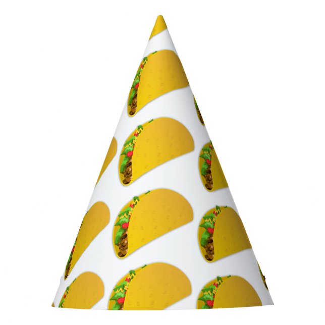CHAPEAUX DE FÊTES TACO CASQUETTES DU PARTI ANNIVERSAIRE (Devant)