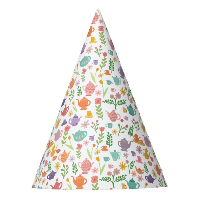 Chapeaux De Fêtes Tea Party Motif fête d'anniversaire (Devant)