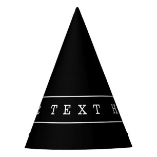 Chapeaux De Fêtes Texte Simple Et Bandes Minces