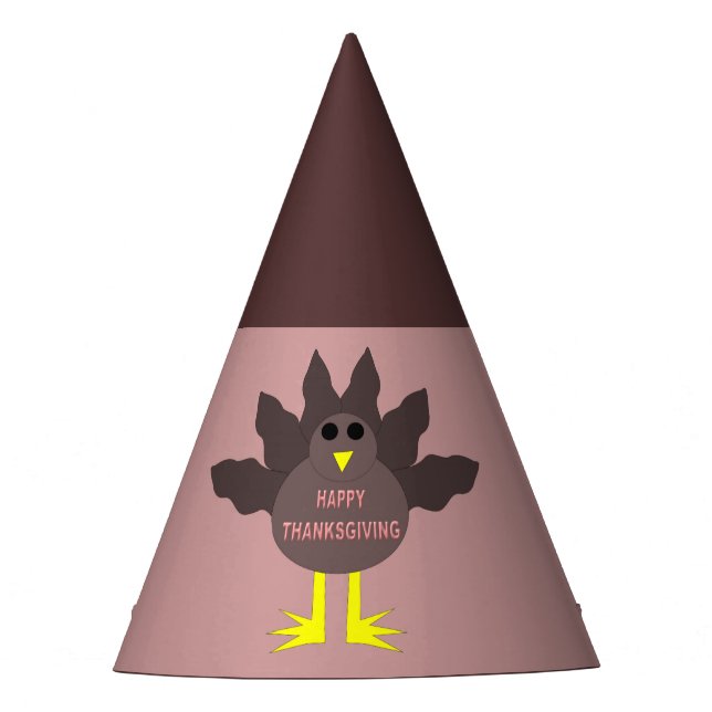 Chapeaux De Fêtes Thanksgiving a conquis le Casquette du Parti turc (Devant)