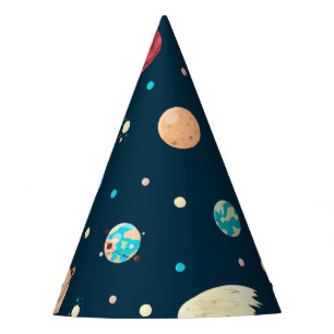 Chapeaux De Fêtes Thème Alien et astronaute dans l'espace
