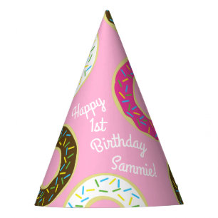 Chapeaux De Fêtes Thème coloré de fête d'anniversaire des butées