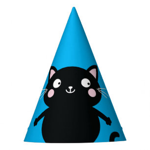 Chapeaux De Fêtes Thème de fête d'anniversaire de Cat Cute Kitty