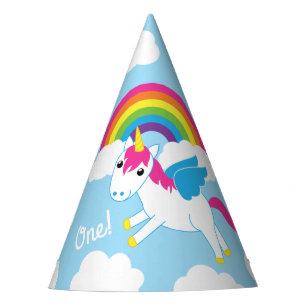 Chapeaux De Fêtes Thème mignon de fête d'anniversaire de licornes