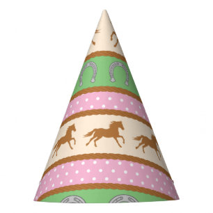 Chapeaux De Fêtes Thème mignon de fête d'anniversaire de poney de