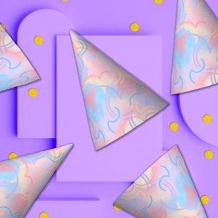 Chapeaux De Fêtes Tie Dye Rainbow