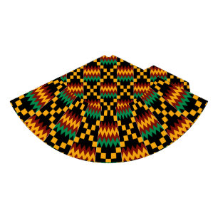 Chapeaux De Fêtes Tissu noir, vert, rouge, jaune de Kente