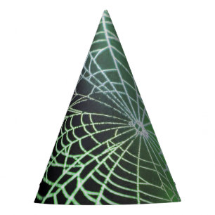 Chapeaux De Fêtes Toile d'araignée verte noire effrayante personnali