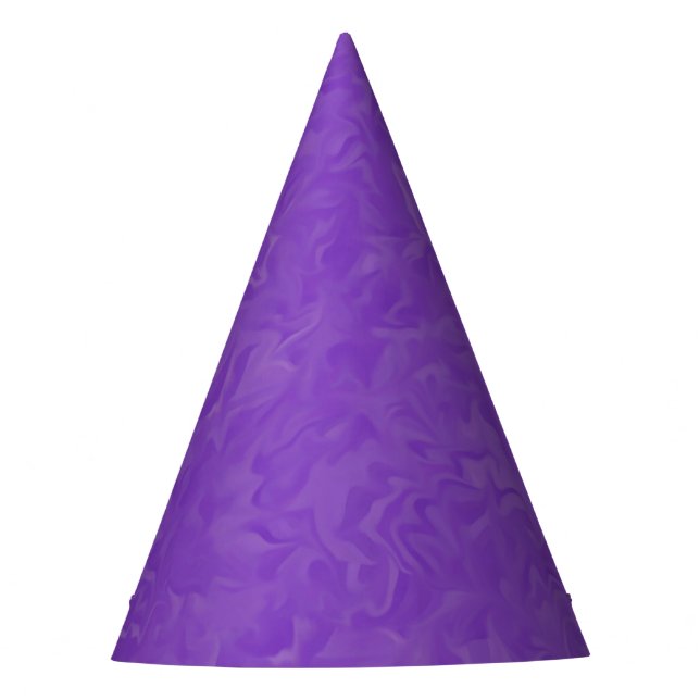 Chapeaux De Fêtes Tons torsadés de violet de l'art Abstrait (Devant)