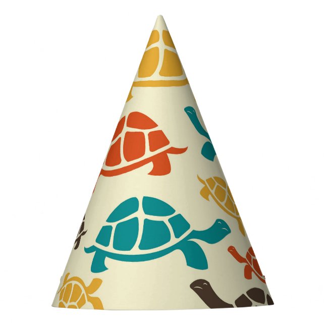 Chapeaux De Fêtes Tortue multicolore (Devant)