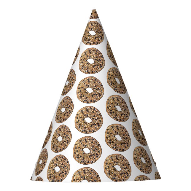 Chapeaux De Fêtes Tout Pavot Sésame Graine Bagel Petit déjeuner (Devant)