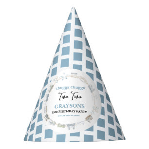 Chapeaux De Fêtes Train Vintage 2e Anniversaire – Fête Choo Choo