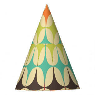 Chapeaux De Fêtes Triangles rétro : retour arrière Motif géométrique