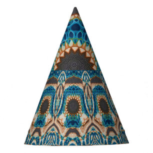Chapeaux De Fêtes Turquoise Gold Sun Southwestern Art