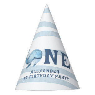 Chapeaux De Fêtes UN BALEINE 1er Anniversaire Sous La Mer